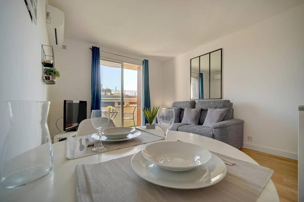 Le Palm - 100M Plage - Croisette - Verriere Cote D'Azur Apartment Кан Екстериор снимка